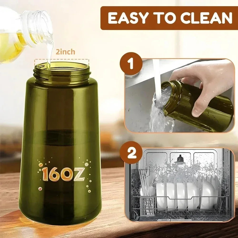 2 in 1 Olive Oil Dispenser Bottle 470ml